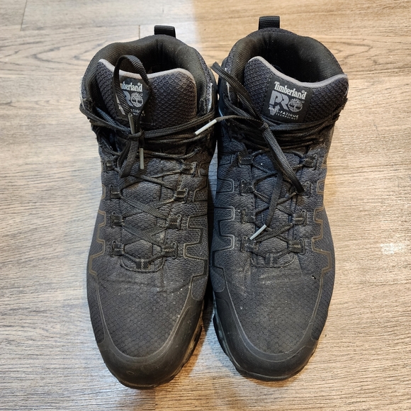 Timberland PRO Men's Powertrain Alloy Toe Metguard Work Shoe - Picture 6 of 10